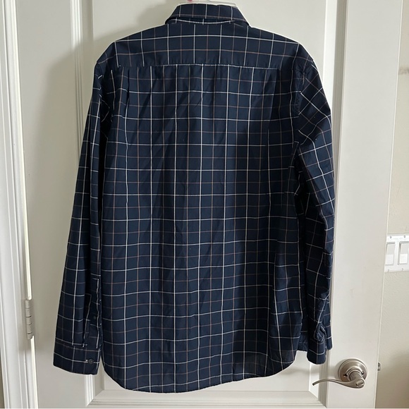 Michael Kors Men’s Checkered Button Down Shirt Size Medium - Picture 5 of 7